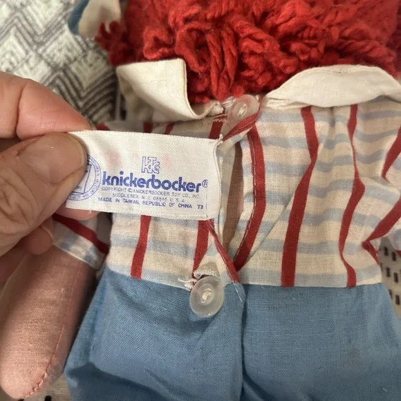 Vintage Knickerbocker 14" Raggedy Andy Original Doll - Picture 6 of 6